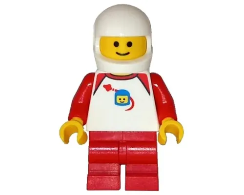 Child - Classic Space Shirt with Red Sleeves, Red Medium Legs, White Helmet Image