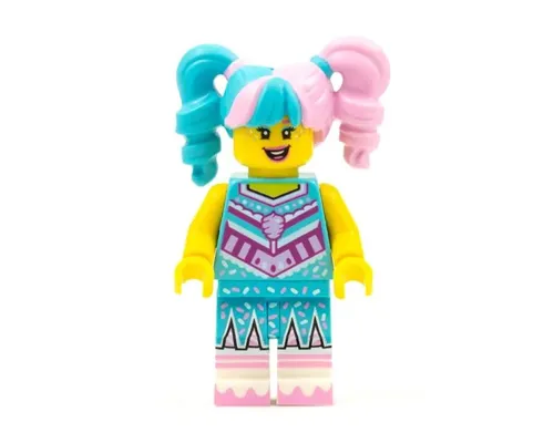 Cotton Candy Cheerleader, Vidiyo Bandmates, Series 1 (Minifigure Only without Stand and Accessories) Image