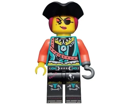 DJ Captain, Vidiyo Bandmates, Series 2 (Minifigure Only without Stand and Accessories) Image