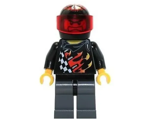 Backyard Blaster 1 (Bart Blaster) - Standard Helmet, Trans-Red Visor Image