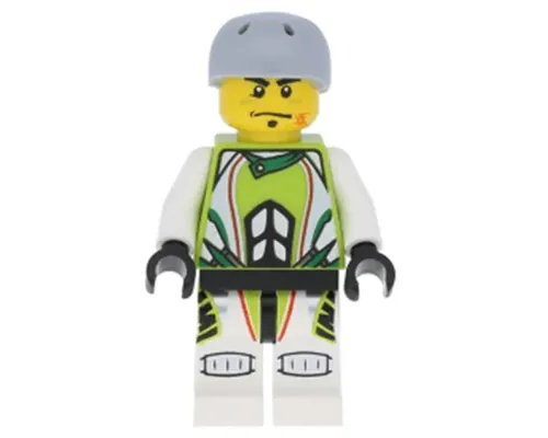 Team X-treme Daredevil 1 (REX-treme) - Sports Helmet, Plain White Legs Image