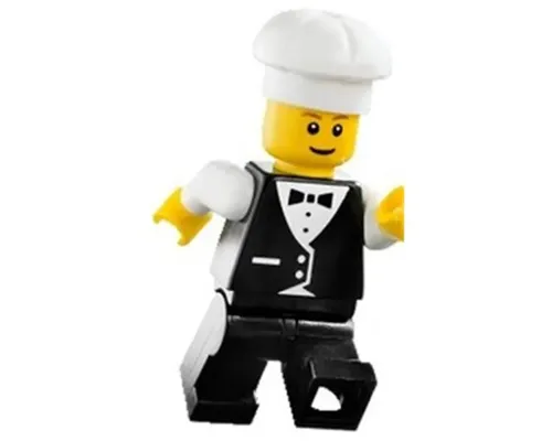 Town Vest Formal - Waiter with Chef's Hat Image