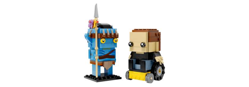 The LEGO BrickHeadz Jake Sully & his Avatar (40554) set