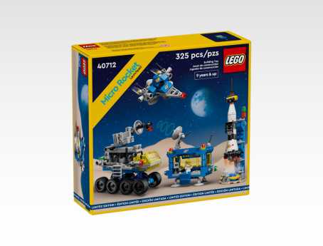 A LEGO Micro Rocket Launchpad set