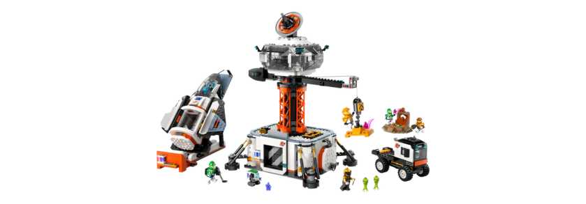 The LEGO City Space Base and Rocket Launchpad (60434)  set