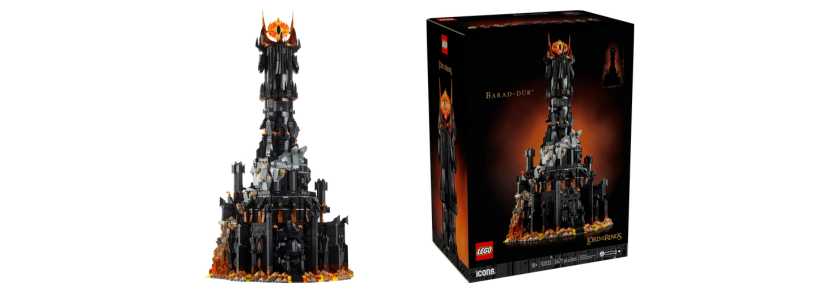 The LEGO The Lord of the Rings: Barad-dûr (10333) set