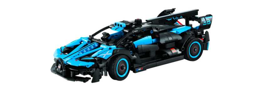 The LEGO Technic Bugatti Bolide Agile Blue set