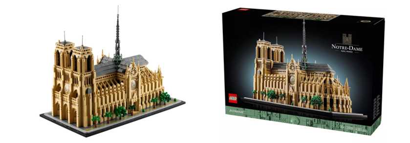 The LEGO Architecture Notre-Dame de Paris (21061) set