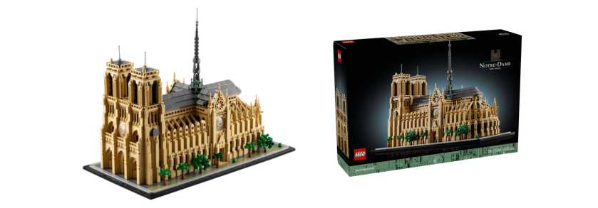 The LEGO Architecture Notre-Dame de Paris (21061) set