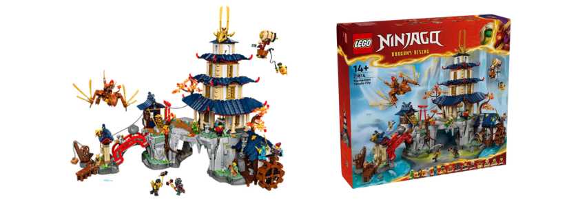 The LEGO NINJAGO Tournament Temple City (71814) set