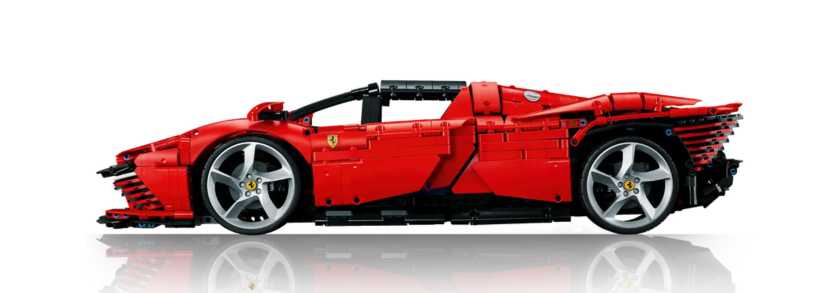 The LEGO Technic Ferrari Daytona SP3 (42143) set