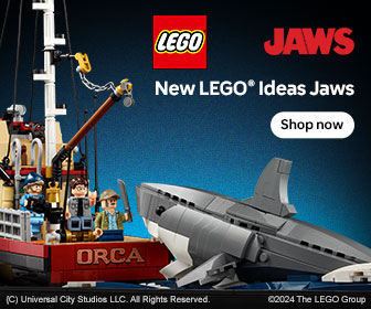 Relive dramatic moments from a beloved movie with the LEGO® Ideas Jaws set!