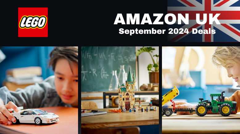 Discounted LEGO at Amazon.co.uk September 2024