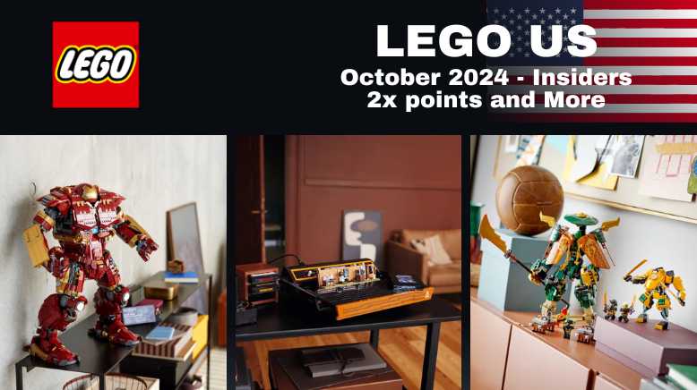 LEGO US Insiders 2x points and more – October 2024