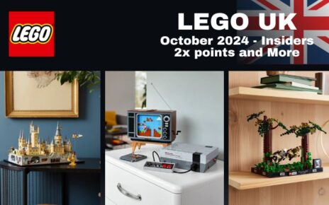 LEGO UK Insiders 2x points and more – October 2024