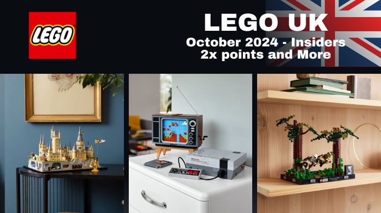 LEGO UK Insiders 2x points and more – October 2024